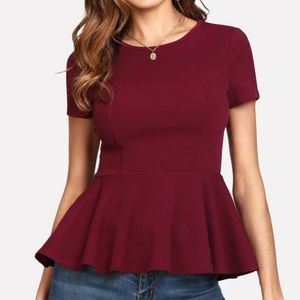 Peplum top